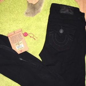 True Religion Rachel pant w/ side zip size 25